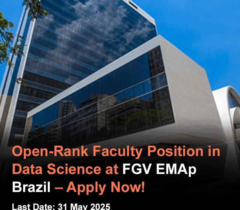 Open-Rank Faculty Position in Data Science at FGV EMAp – Apply Now!