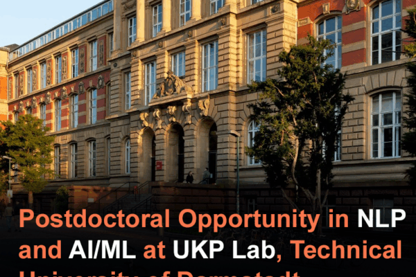Postdoctoral Opportunity in NLP and AI/ML at UKP Lab, Technical University of Darmstadt
